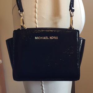 Michael Kors black mini Selma